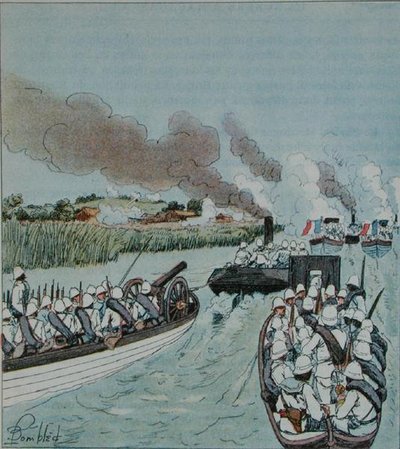 O ataque da flotilha a Marovoay, Madagáscar, de 