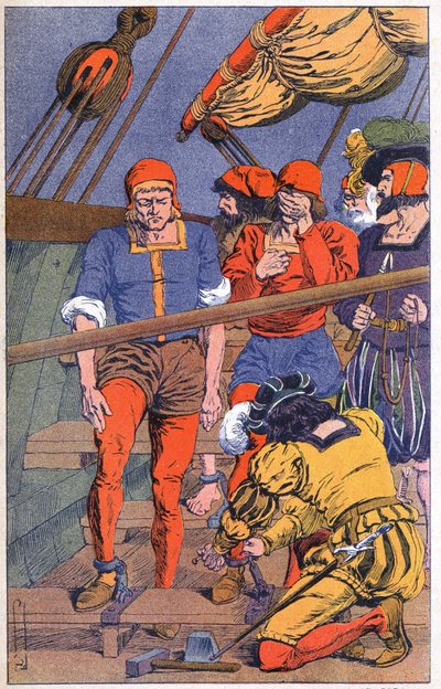 Os criados dos filhos de François 1 de Louis Charles Bombled