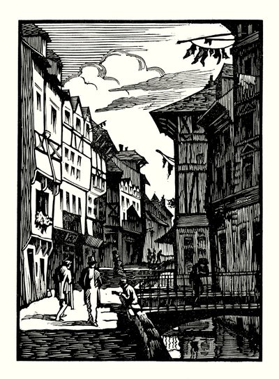 Ilustração para Madame Bovary de Gustave Flaubert (xilogravura) de Louis Claudel