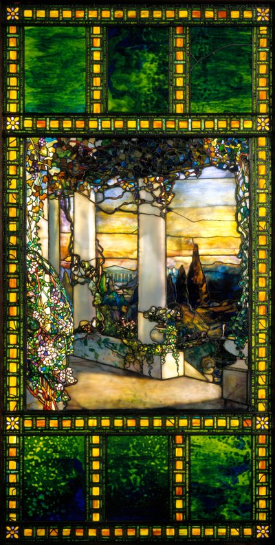 Janela, c.1900 de Louis Comfort Tiffany