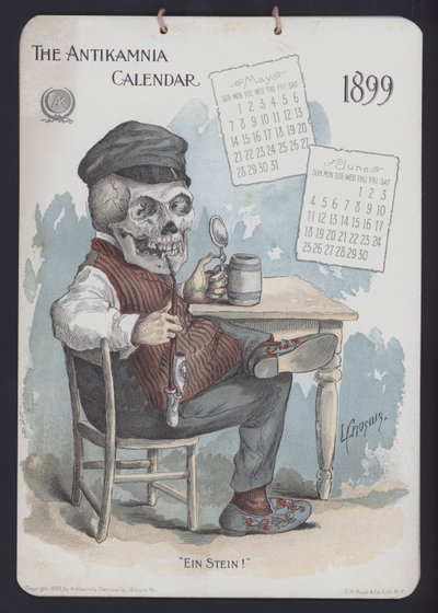 Ilustração para o Calendário de Antikamnia de Louis Crucius or Crusuius