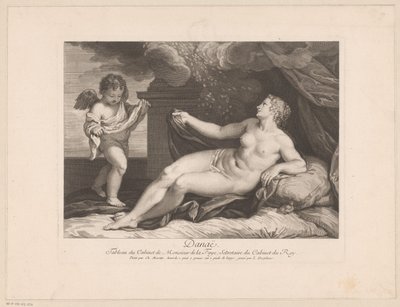 Júpiter e Danaë de Louis Desplaces