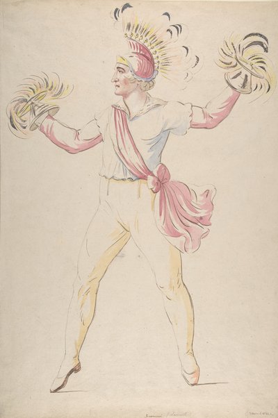 Franconi, Twirling Flaming Cones, 1768-1810. de Louis Ducros
