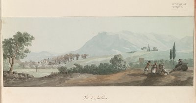 Gezicht op Avellino
Vista de Avellino (título sobre o objecto)
Viagem a Itália, Sicília e Malta - 1778 (título da série) de Louis Ducros