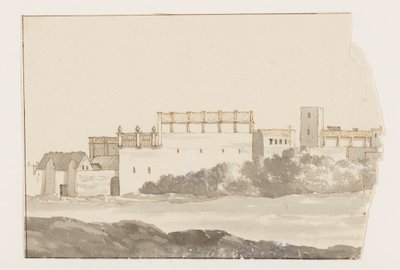 Klooster te Biseglia Viagens na Itália, Sicília e Malta - 1778 (título da série) de Louis Ducros