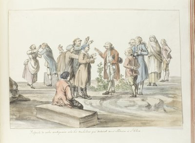 Negociação entre o guia do grupo turístico e os mulas com quem vão ao Etna Dispute de notre antiquaire avec les muletiers qui devaient nous conduire à L