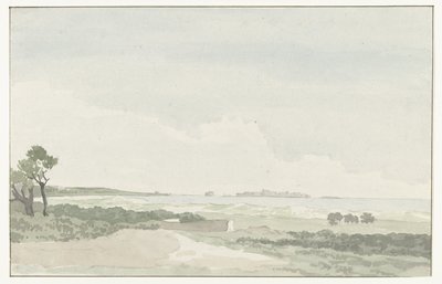 Vergezicht met de stad Gallipoli
Vista distante da cidade de Gallipoli (título sobre o objecto)
Viagem a Itália, Sicília e Malta - 1778 (título da série) de Louis Ducros