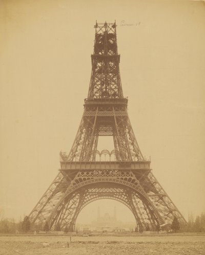 Construção da Torre Eiffel de Louis Emile Durandelle