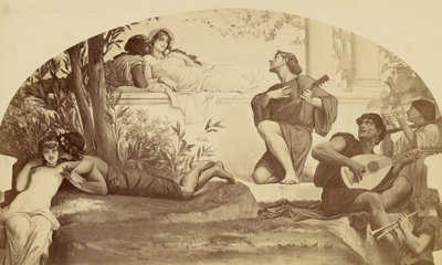 Música no amor de Louis Emile Durandelle