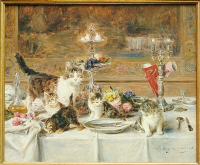 Depois do jantar de Louis Eugene Lambert