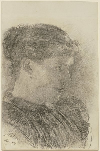 Retrato da irmã do artista de Louis Eysen