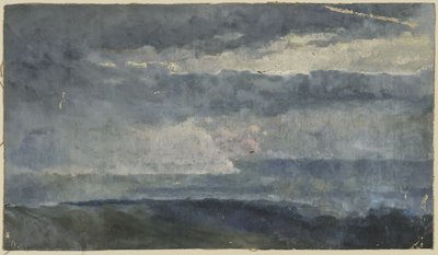 Estudo a óleo (nuvens) de Louis Eysen