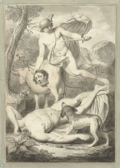 Mercúrio com a cabeça de Argus de Louis Fabritius Dubourg