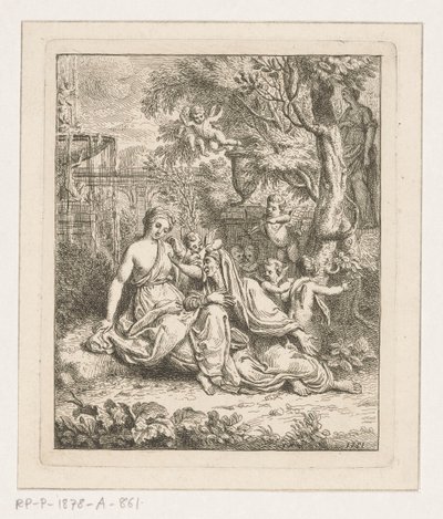 Vertumnus em Pomona de Louis Fabritius Dubourg