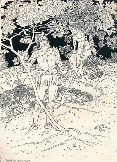 Ilustração para Spensers Faerie Queene. Canto II. Verso 30, c1895 de Louis Fairfax Muckley