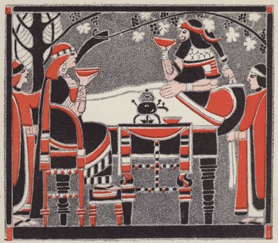 A lição do garçom; II, 2 (cor litho) de Louis Fancher