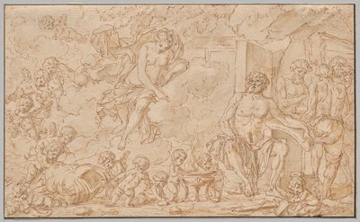 Vênus na Forja de Vulcano de Louis Felix de la Rue
