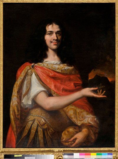 Retrato de um comediante da trupe de Moliere (óleo sobre tela) de Louis Ferdinand (c.1612 89) Elle
