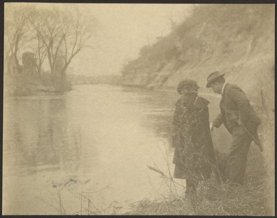 [Casal à beira do lago] de Louis Fleckenstein