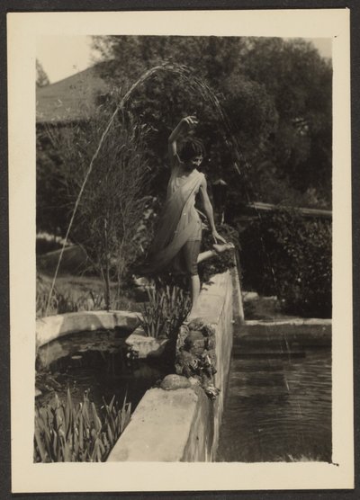 [Dançarino no Jardim]. de Louis Fleckenstein