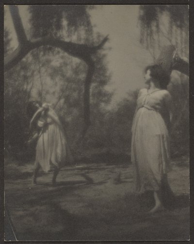 [Dançarinos no Jardim]. de Louis Fleckenstein
