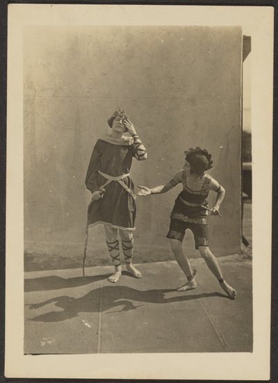 [Dançarinos no telhado]. de Louis Fleckenstein