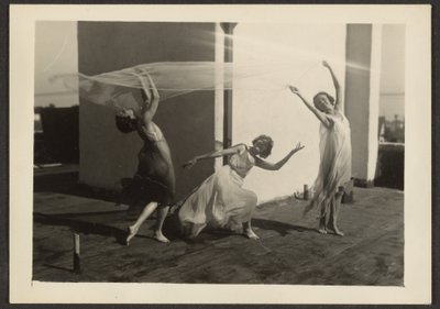 [Dançarinos no telhado]. de Louis Fleckenstein