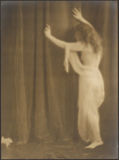 [Mulher com um pano a cobri-la] de Louis Fleckenstein