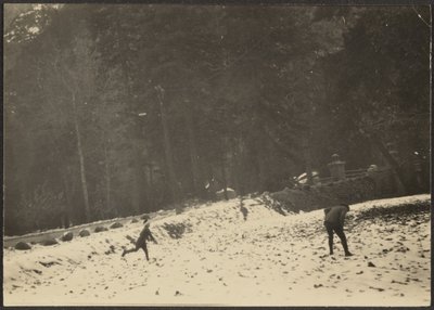 [Figuras na neve]. de Louis Fleckenstein
