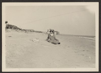 [Florença na praia] de Louis Fleckenstein