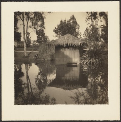 [Hut on Pond] de Louis Fleckenstein
