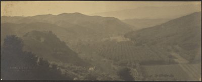 [Paisagem com montanhas e quintas]. de Louis Fleckenstein