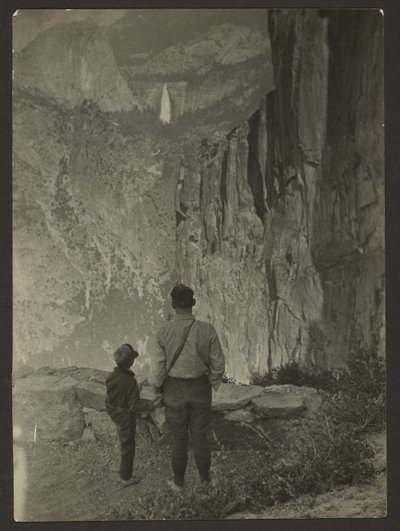 Cascatas do Nevada a partir do Trilho da Orla, Yosemite de Louis Fleckenstein
