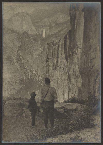 Cascatas do Nevada a partir do Trilho da Orla, Yosemite de Louis Fleckenstein