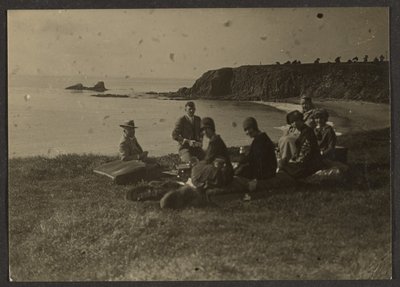 [Piquenique junto ao mar]. de Louis Fleckenstein