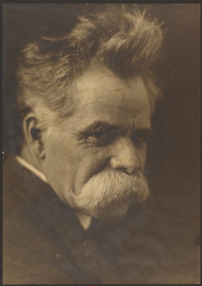 [Retrato de um homem com bigode grande]. de Louis Fleckenstein