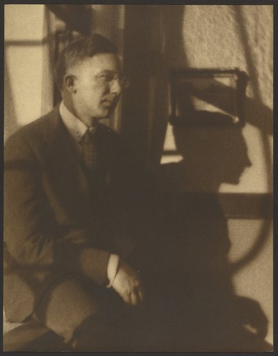 [Retrato de um Homem com Sombras] de Louis Fleckenstein