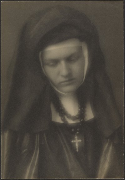 [Retrato de uma freira] de Louis Fleckenstein