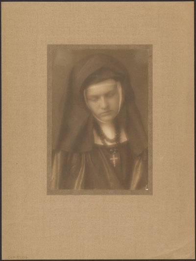 [Retrato de uma freira] de Louis Fleckenstein