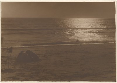 [Paisagem marítima com duas câmaras] de Louis Fleckenstein