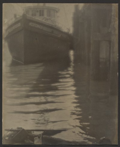 [Navio num porto] de Louis Fleckenstein