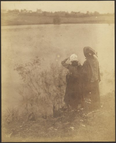 [Duas mulheres junto a um lago] de Louis Fleckenstein