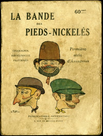 Ilustração da capa de "la bande des pieds nickeles, premiere serie d
