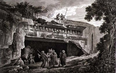 O Monumento Sepulcral dos Reis de Judá, placa 25 do Volume III de um 