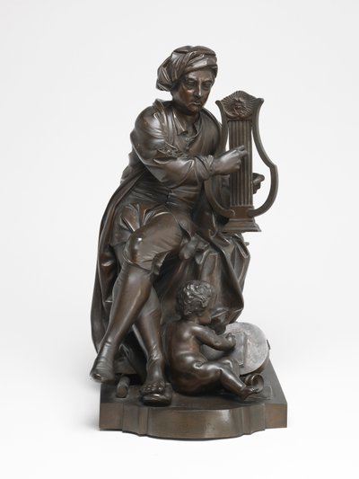 George Frideric Handel como Apollo de Louis Francois (after) Roubiliac