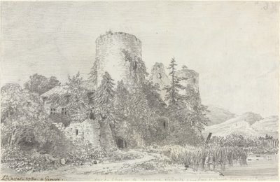 Vista do Chateau de Saconnex de Louis Francois Cassas