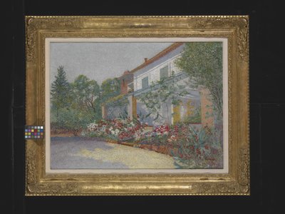 Villa In The Midi, data desconhecida (óleo sobre tela) de Louis Gaidan