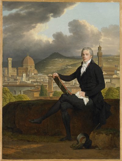 Retrato do Dr. Thomas Penrose, 1798 de Louis Gauffier