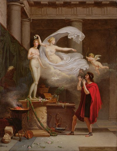 Pigmalião e Galateia de Louis Gauffier