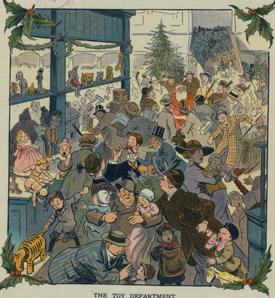 Departamento de Brinquedos, EUA 1910 (impressão) de Louis Glackens